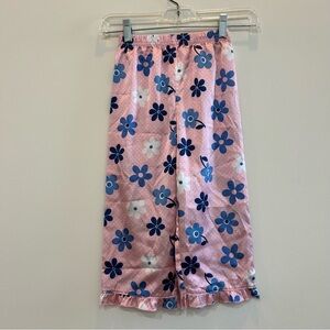 Girl floral pajama pants. Size 4.
